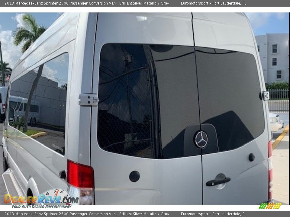 2013 Mercedes-Benz Sprinter 2500 Passenger Conversion Van Brilliant Silver Metallic / Gray Photo #24