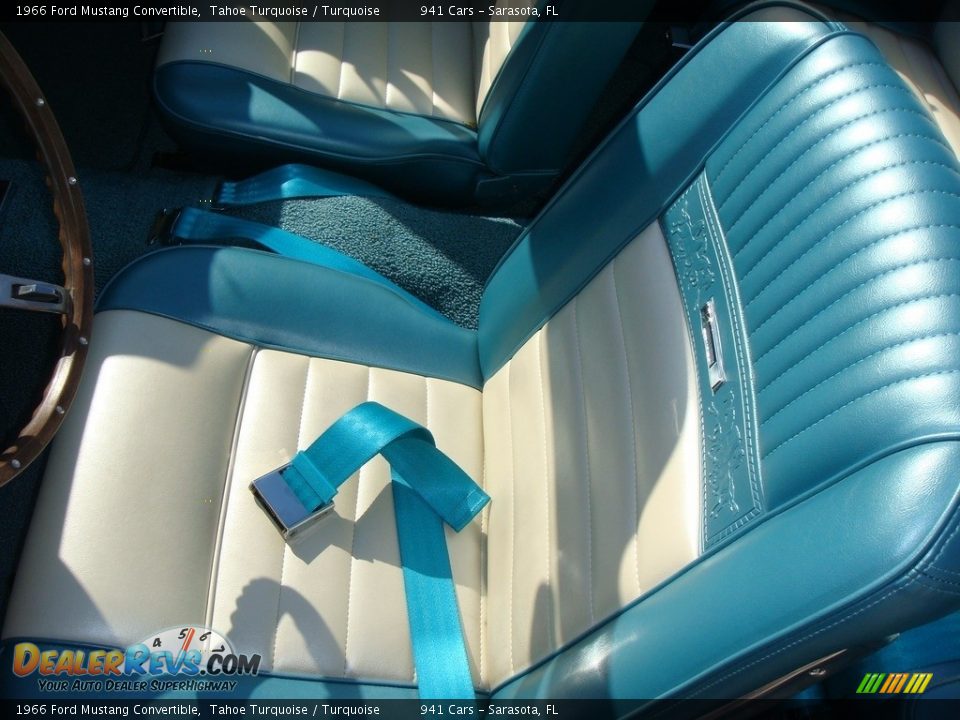 Front Seat of 1966 Ford Mustang Convertible Photo #11