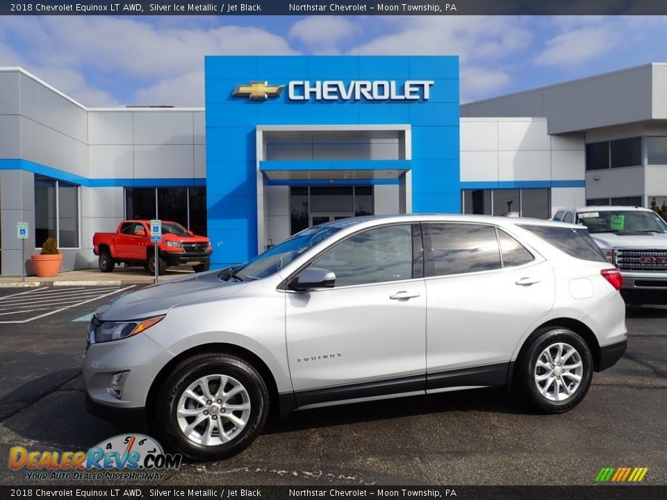 2018 Chevrolet Equinox LT AWD Silver Ice Metallic / Jet Black Photo #1