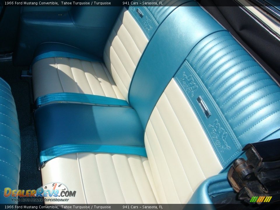 Rear Seat of 1966 Ford Mustang Convertible Photo #16