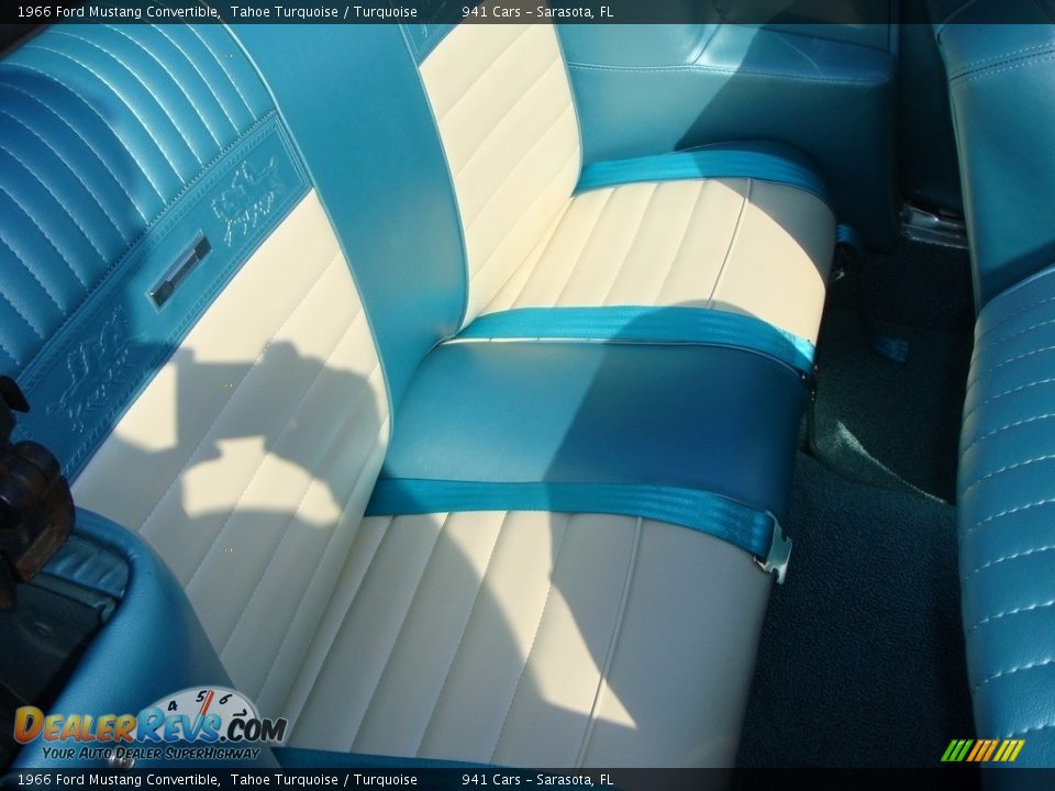 Rear Seat of 1966 Ford Mustang Convertible Photo #18