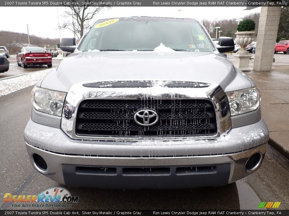 2007 Toyota Tundra SR5 Double Cab 4x4 Silver Sky Metallic / Graphite Gray Photo #4