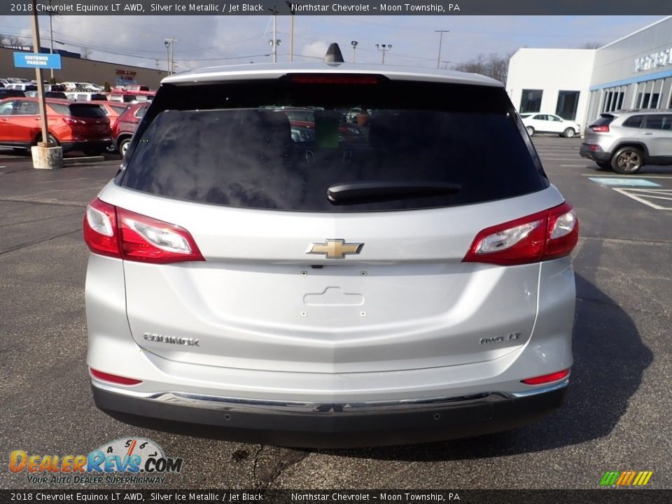 2018 Chevrolet Equinox LT AWD Silver Ice Metallic / Jet Black Photo #6
