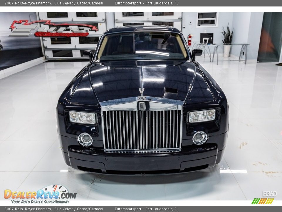 2007 Rolls-Royce Phantom Blue Velvet / Cacao/Oatmeal Photo #17