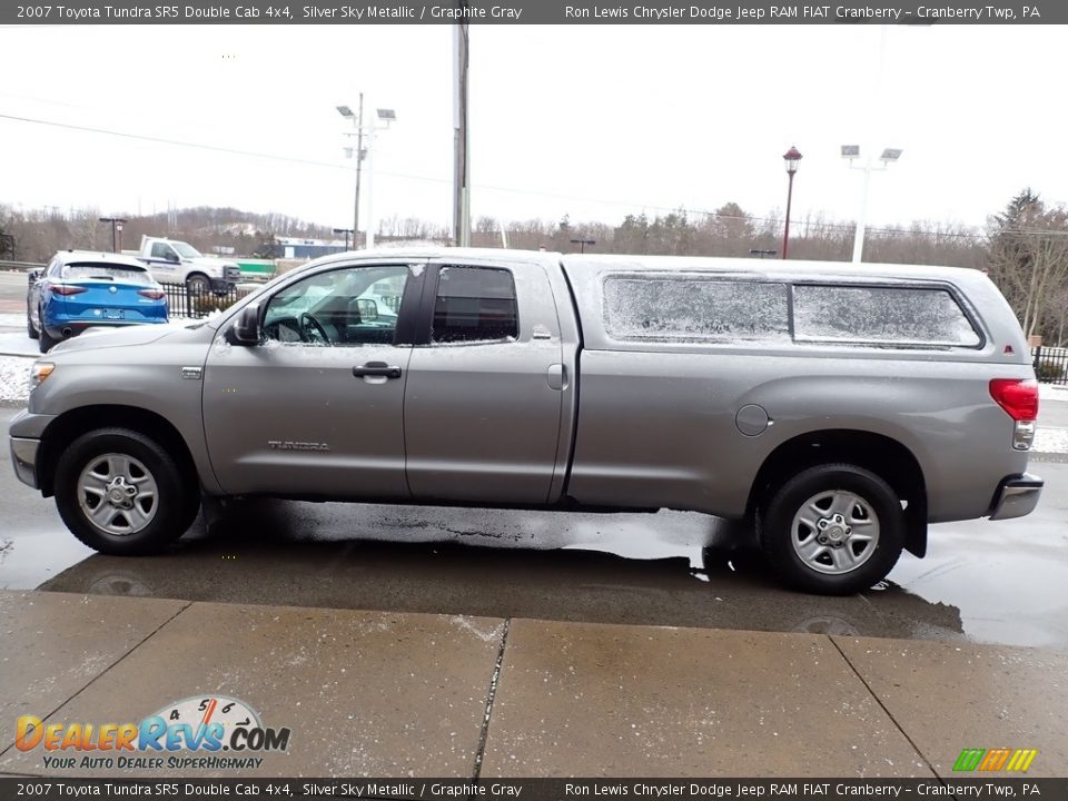 2007 Toyota Tundra SR5 Double Cab 4x4 Silver Sky Metallic / Graphite Gray Photo #6