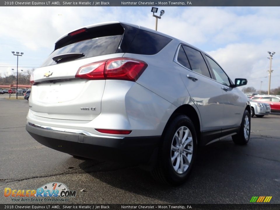 2018 Chevrolet Equinox LT AWD Silver Ice Metallic / Jet Black Photo #8