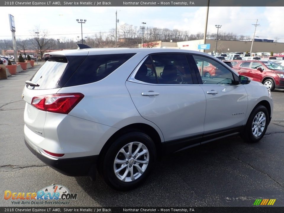 2018 Chevrolet Equinox LT AWD Silver Ice Metallic / Jet Black Photo #9