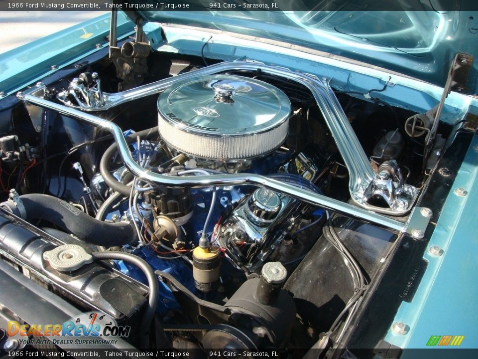 1966 Ford Mustang Convertible 289 V8 Engine Photo #22