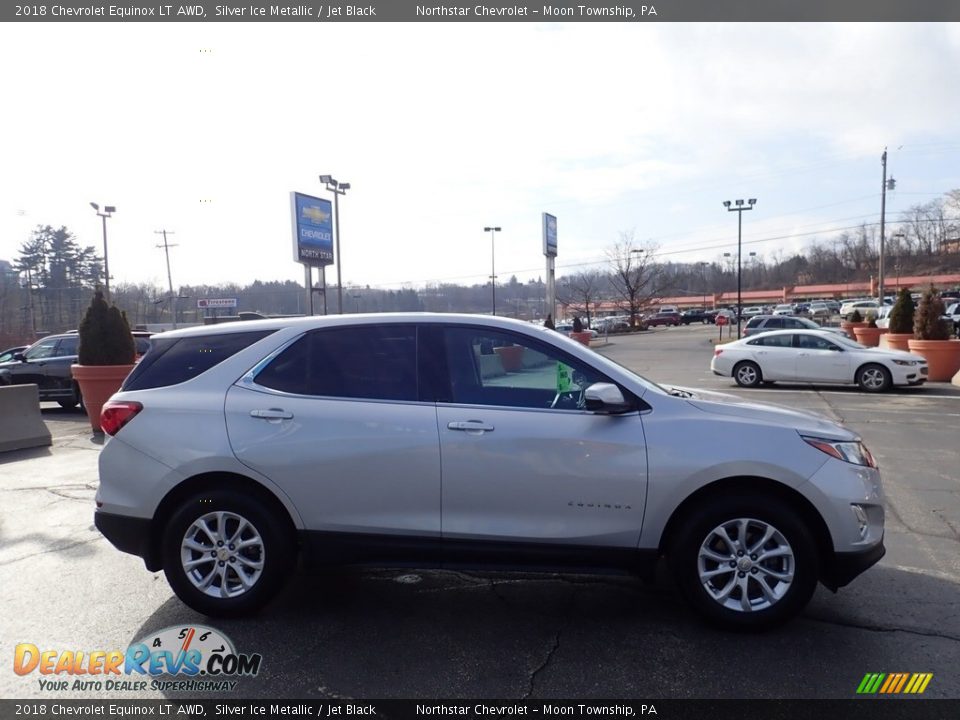 2018 Chevrolet Equinox LT AWD Silver Ice Metallic / Jet Black Photo #10