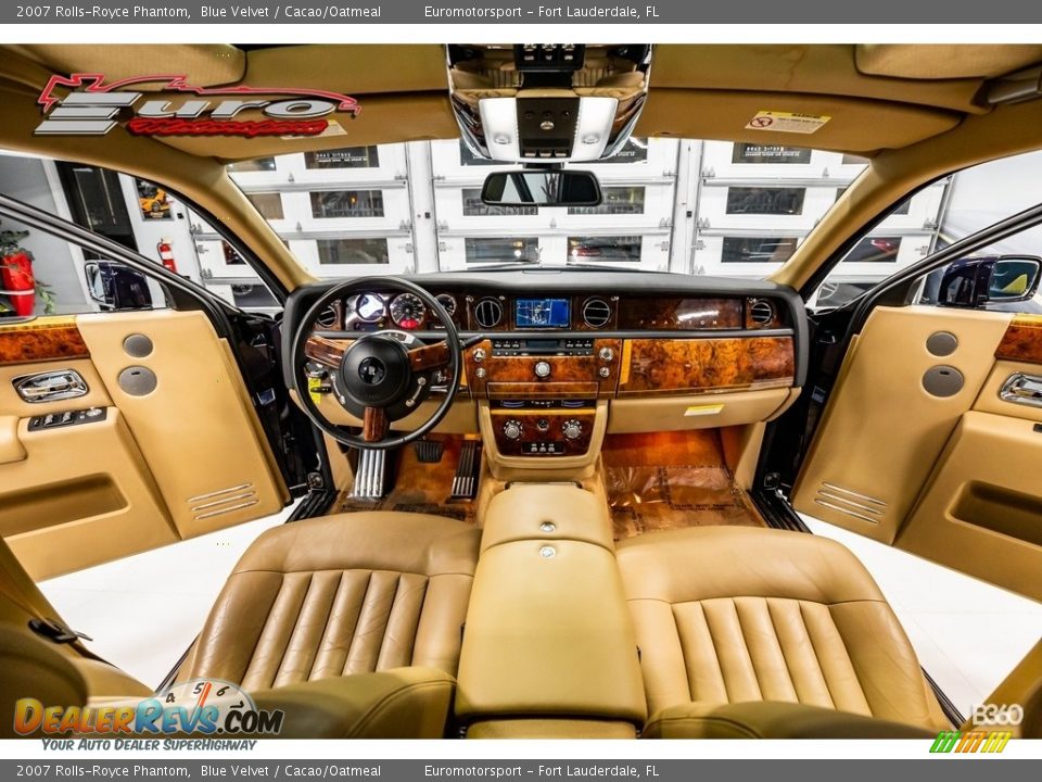 2007 Rolls-Royce Phantom Blue Velvet / Cacao/Oatmeal Photo #22