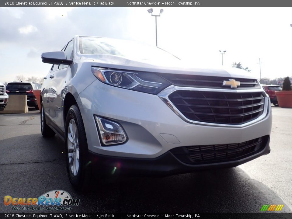 2018 Chevrolet Equinox LT AWD Silver Ice Metallic / Jet Black Photo #12