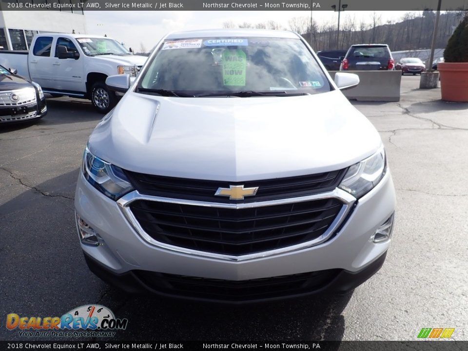 2018 Chevrolet Equinox LT AWD Silver Ice Metallic / Jet Black Photo #13