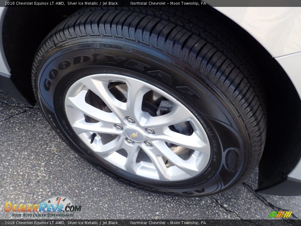 2018 Chevrolet Equinox LT AWD Silver Ice Metallic / Jet Black Photo #14