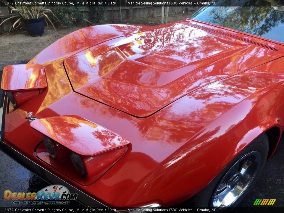 1972 Chevrolet Corvette Stingray Coupe Mille Miglia Red / Black Photo #9