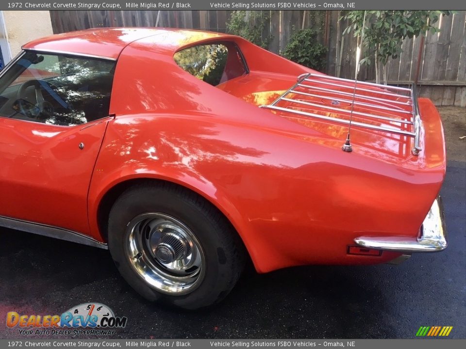 1972 Chevrolet Corvette Stingray Coupe Mille Miglia Red / Black Photo #10