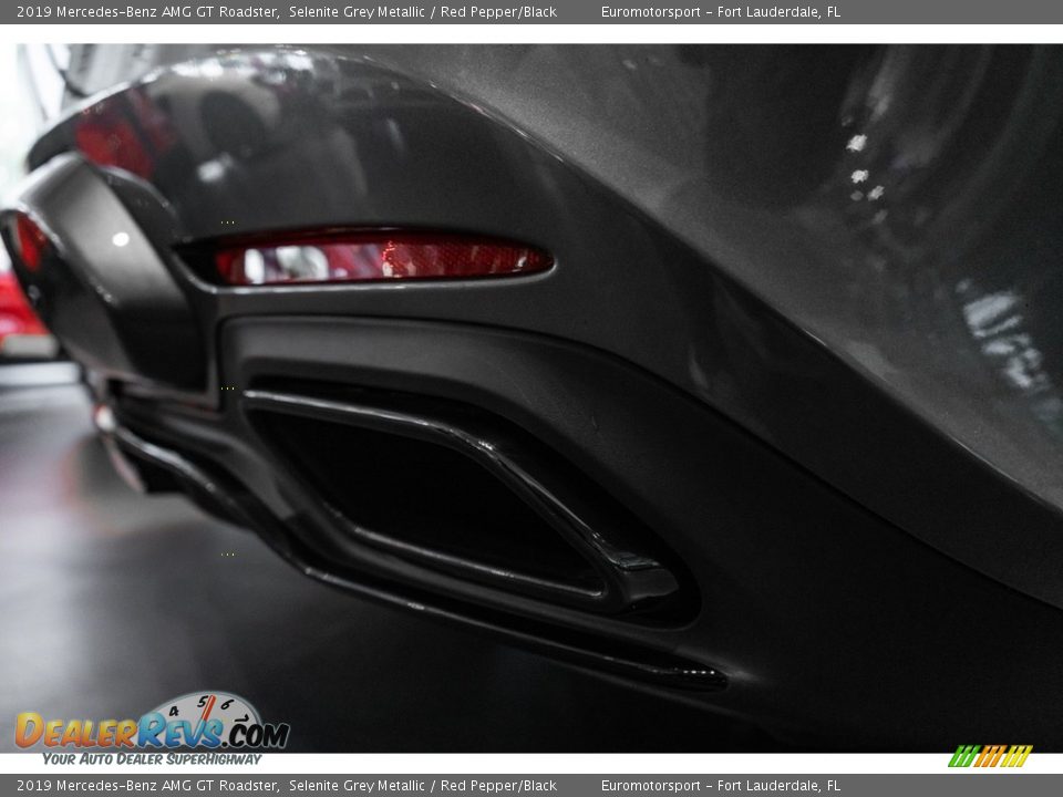 2019 Mercedes-Benz AMG GT Roadster Selenite Grey Metallic / Red Pepper/Black Photo #10