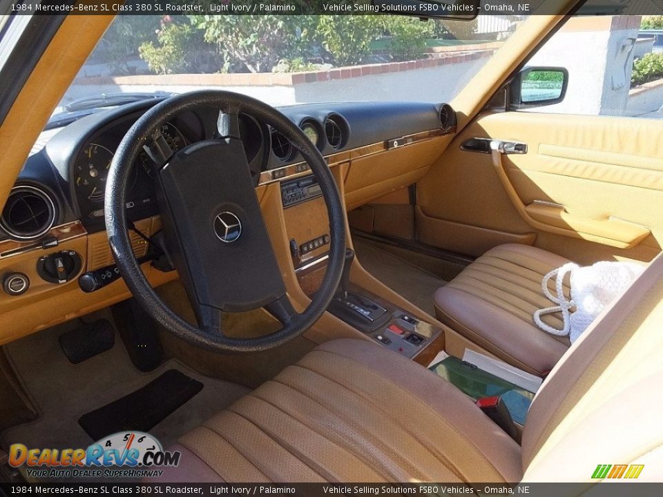 Palamino Interior - 1984 Mercedes-Benz SL Class 380 SL Roadster Photo #3