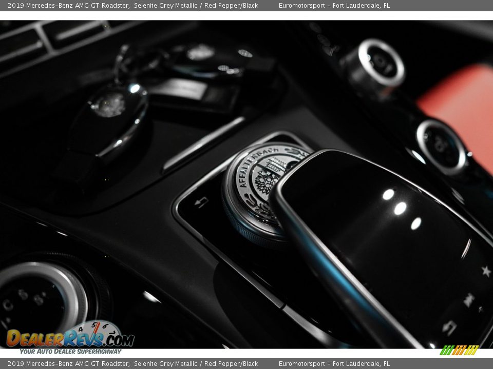 2019 Mercedes-Benz AMG GT Roadster Selenite Grey Metallic / Red Pepper/Black Photo #25