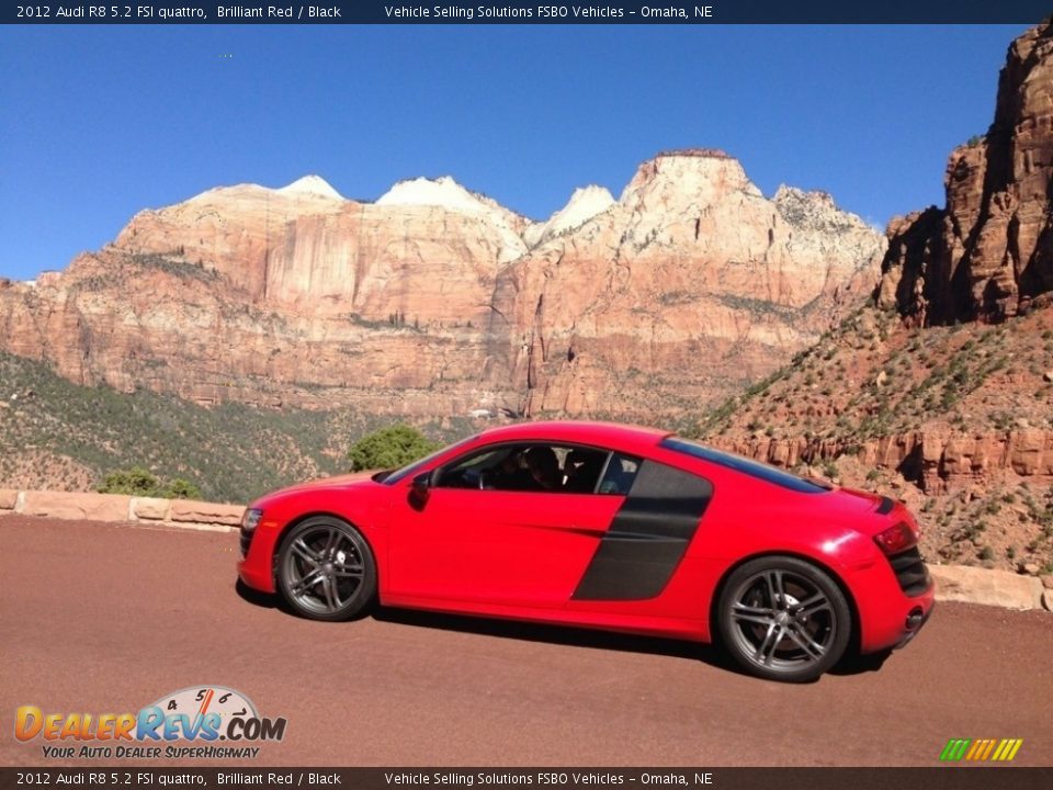 2012 Audi R8 5.2 FSI quattro Brilliant Red / Black Photo #1