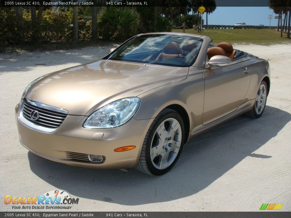 2005 Lexus SC 430 Egyptian Sand Pearl / Saddle Photo #3