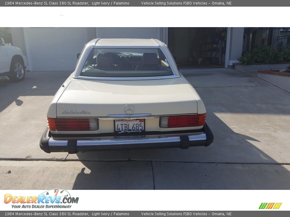 1984 Mercedes-Benz SL Class 380 SL Roadster Light Ivory / Palamino Photo #14