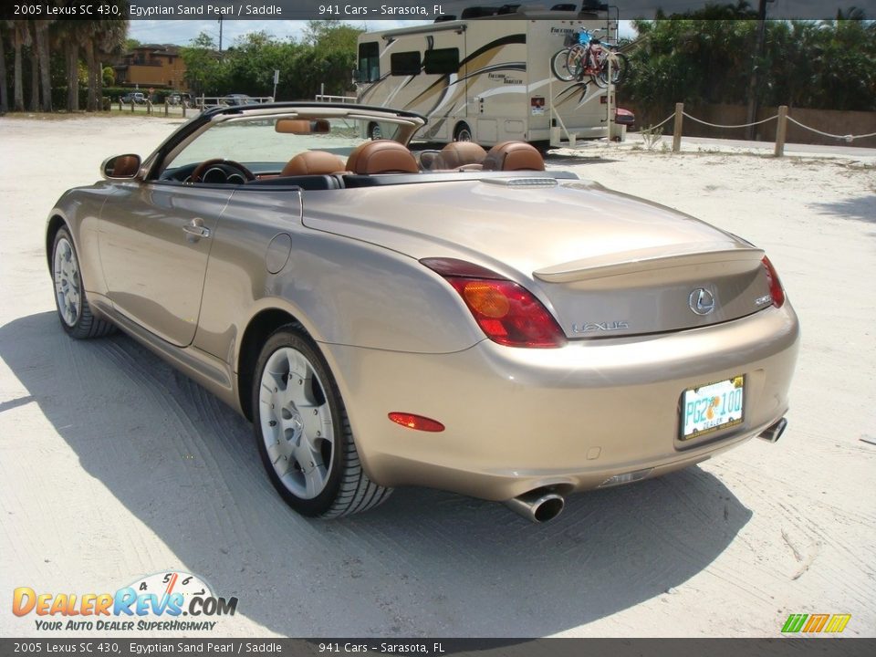 2005 Lexus SC 430 Egyptian Sand Pearl / Saddle Photo #5