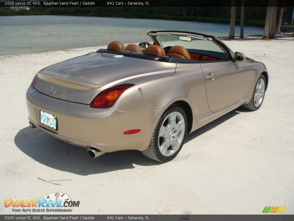 2005 Lexus SC 430 Egyptian Sand Pearl / Saddle Photo #7