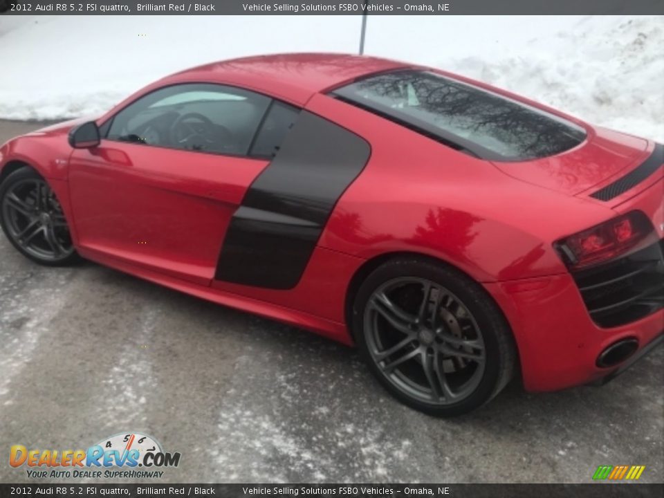 2012 Audi R8 5.2 FSI quattro Brilliant Red / Black Photo #9