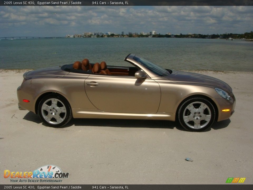 2005 Lexus SC 430 Egyptian Sand Pearl / Saddle Photo #8