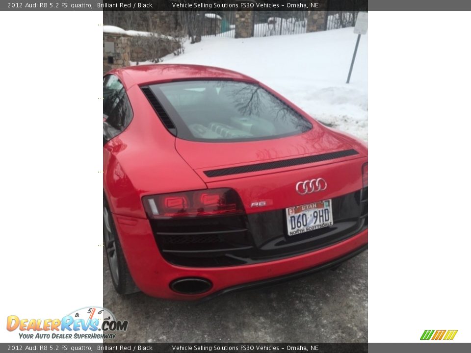 2012 Audi R8 5.2 FSI quattro Brilliant Red / Black Photo #10