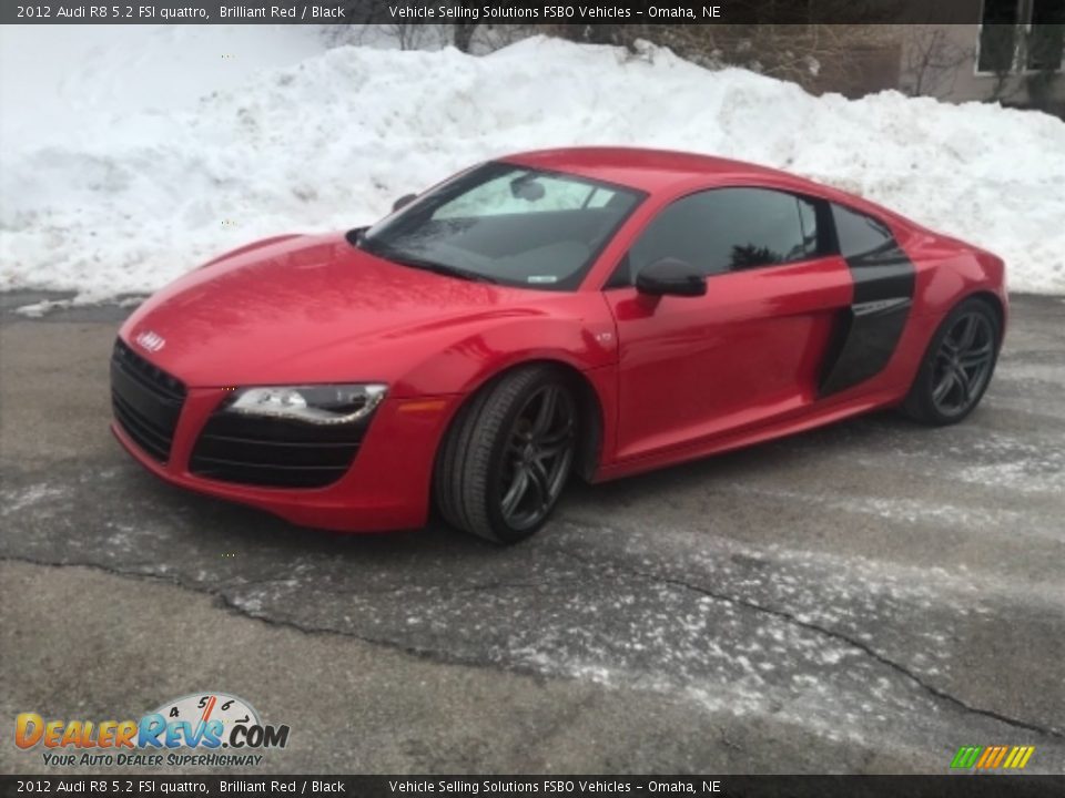 2012 Audi R8 5.2 FSI quattro Brilliant Red / Black Photo #11