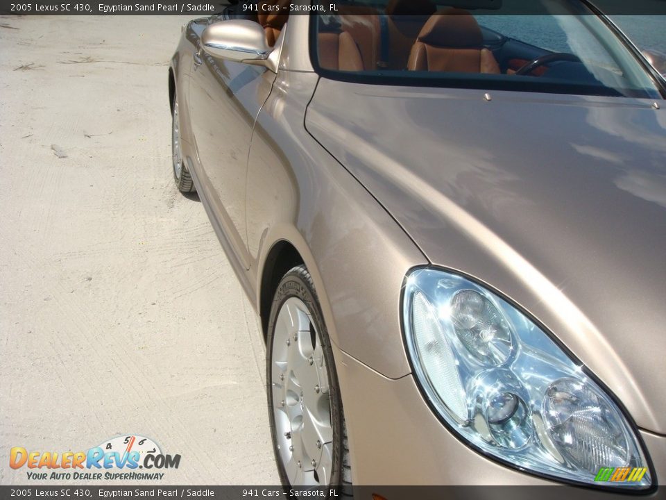 2005 Lexus SC 430 Egyptian Sand Pearl / Saddle Photo #9