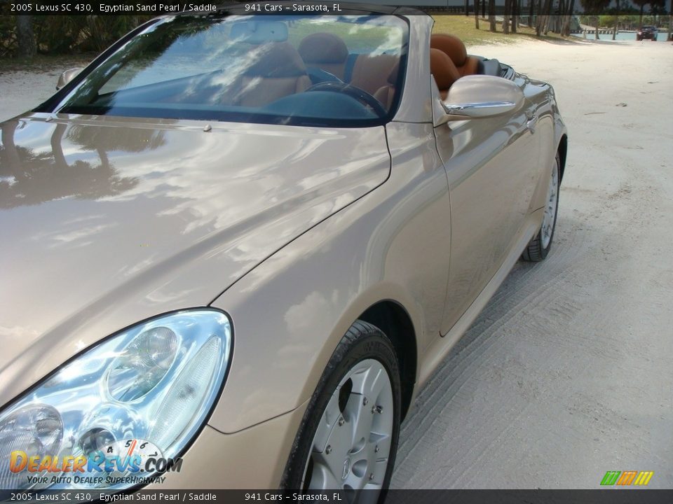 2005 Lexus SC 430 Egyptian Sand Pearl / Saddle Photo #10