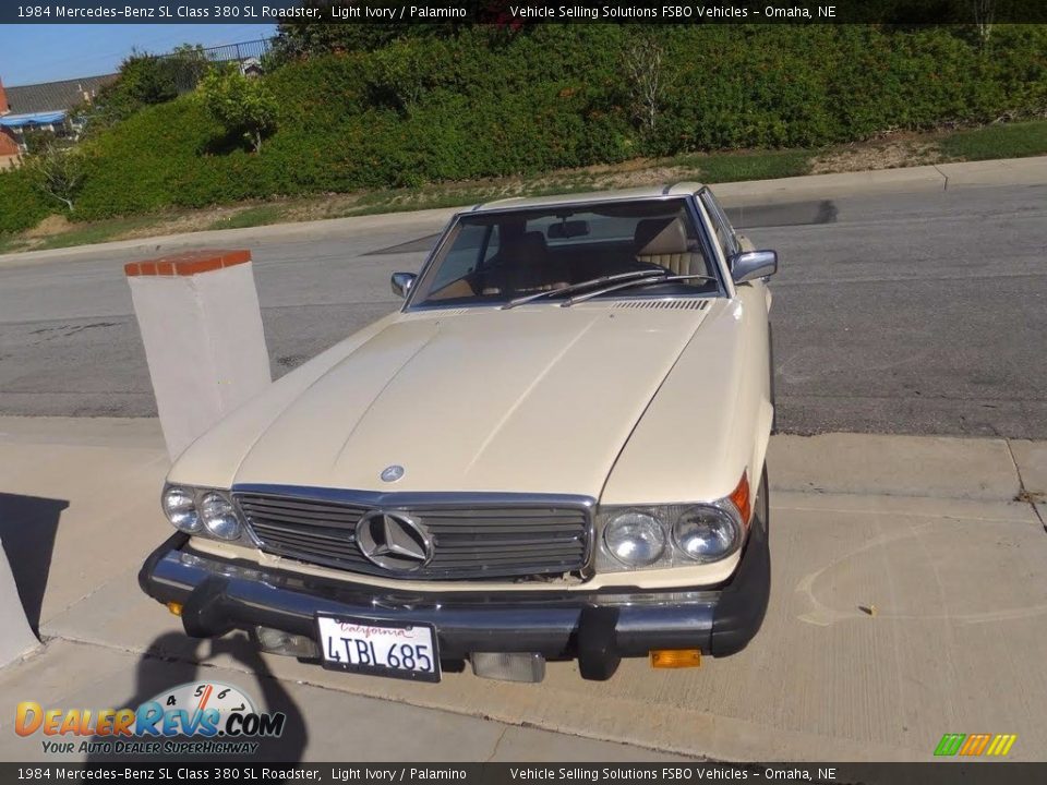 1984 Mercedes-Benz SL Class 380 SL Roadster Light Ivory / Palamino Photo #22