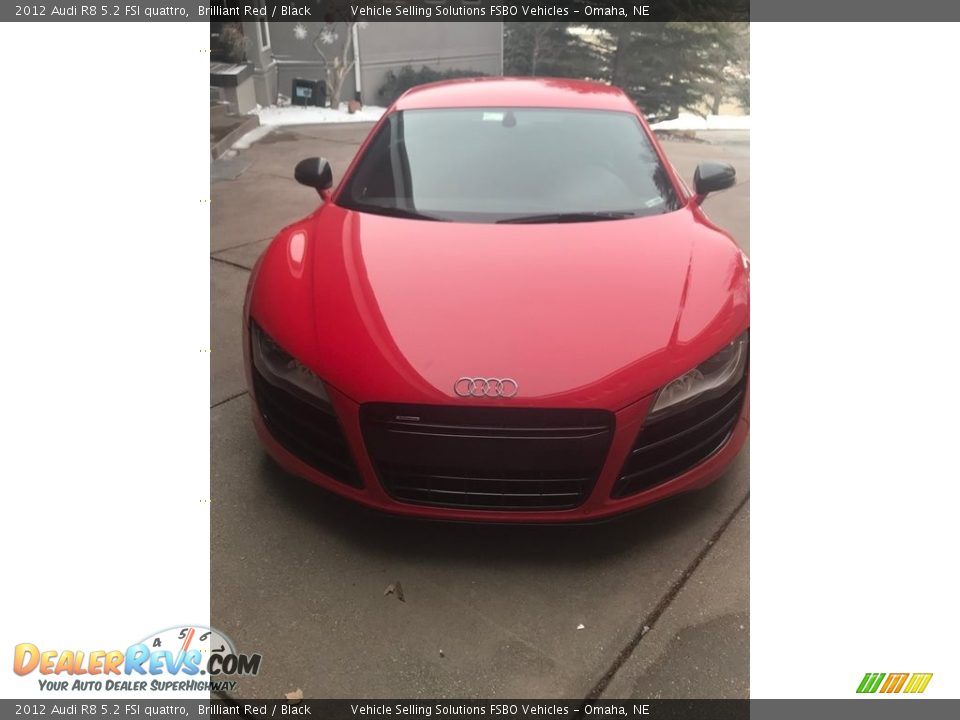 2012 Audi R8 5.2 FSI quattro Brilliant Red / Black Photo #15