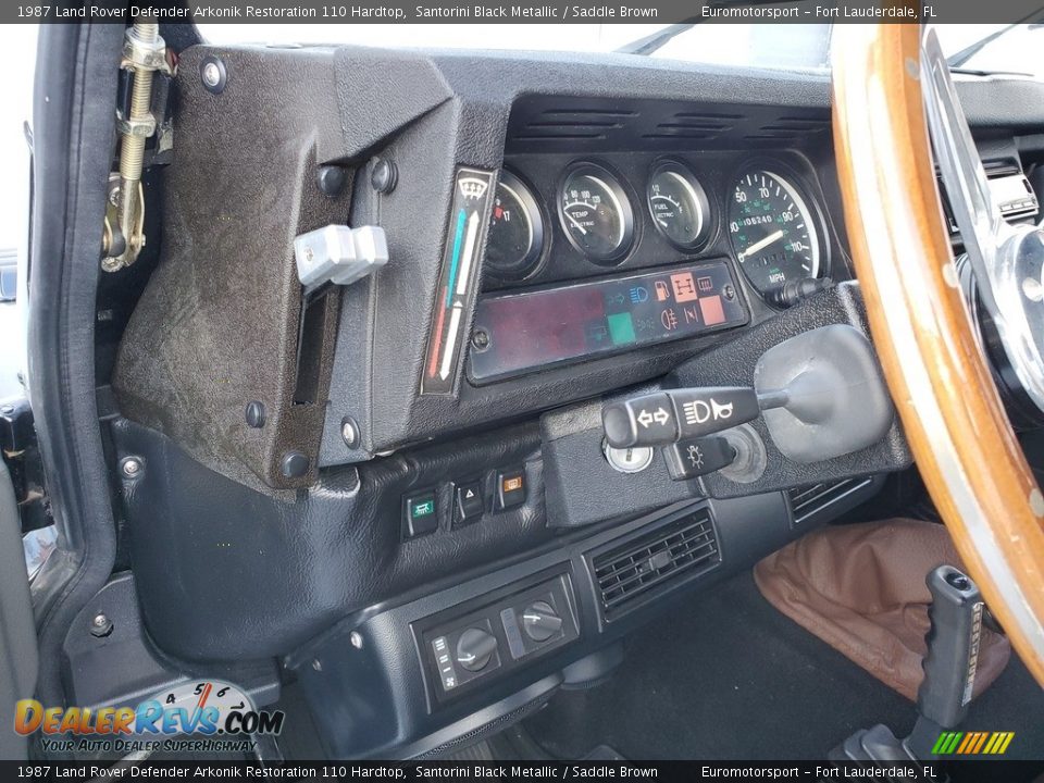 Controls of 1987 Land Rover Defender Arkonik Restoration 110 Hardtop Photo #9