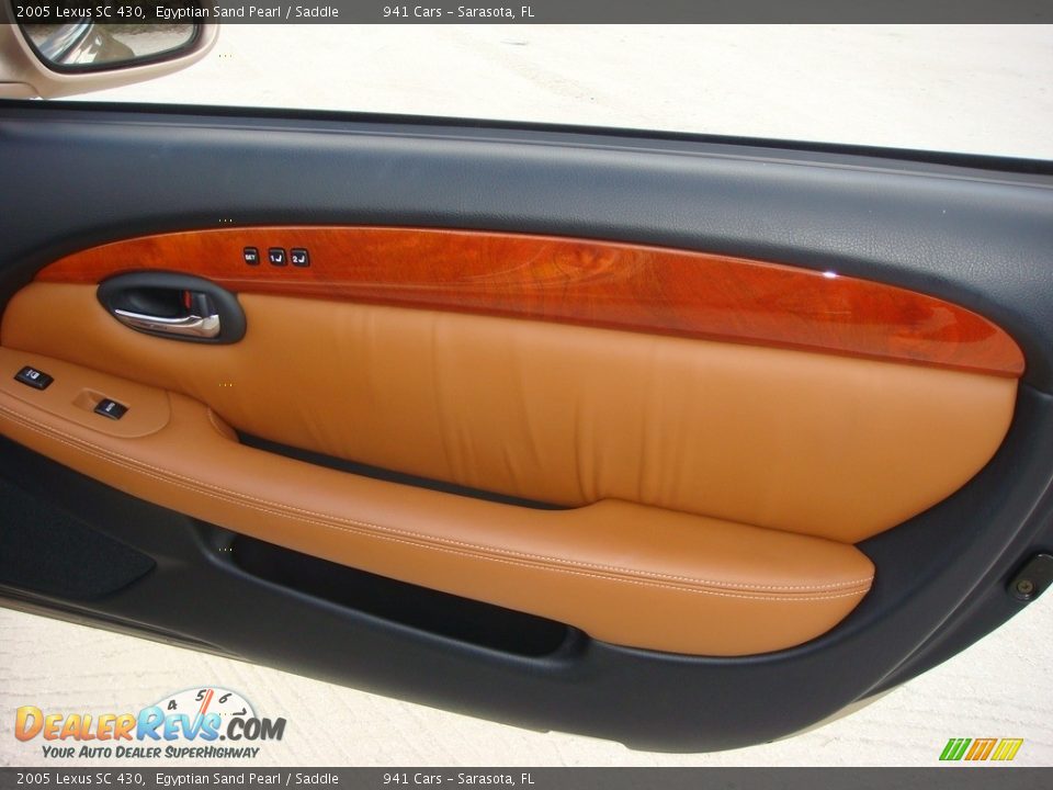 2005 Lexus SC 430 Egyptian Sand Pearl / Saddle Photo #23