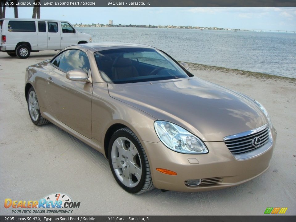 2005 Lexus SC 430 Egyptian Sand Pearl / Saddle Photo #25