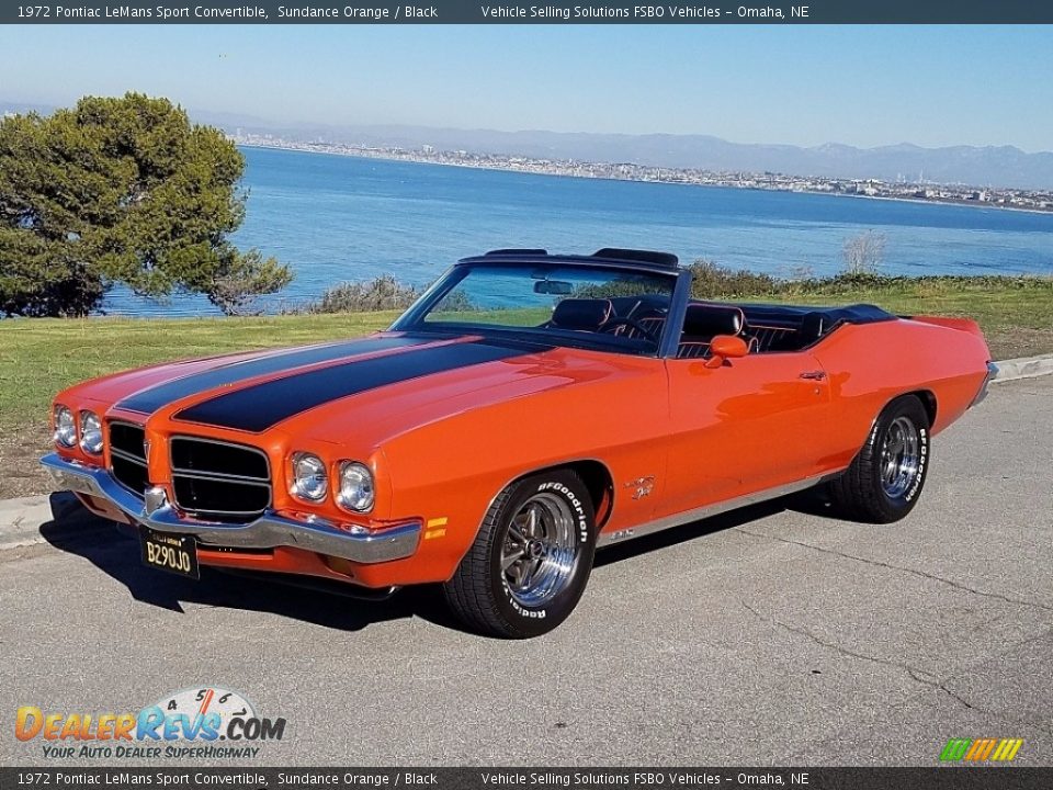 Front 3/4 View of 1972 Pontiac LeMans Sport Convertible Photo #1