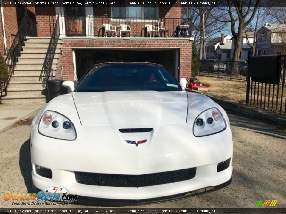 2011 Chevrolet Corvette Grand Sport Coupe Arctic White / Red Photo #19