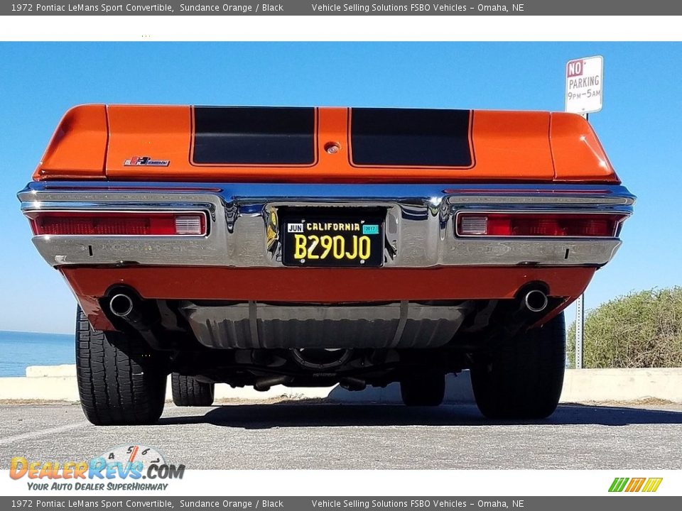 Sundance Orange 1972 Pontiac LeMans Sport Convertible Photo #4