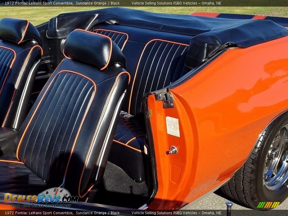 Rear Seat of 1972 Pontiac LeMans Sport Convertible Photo #6