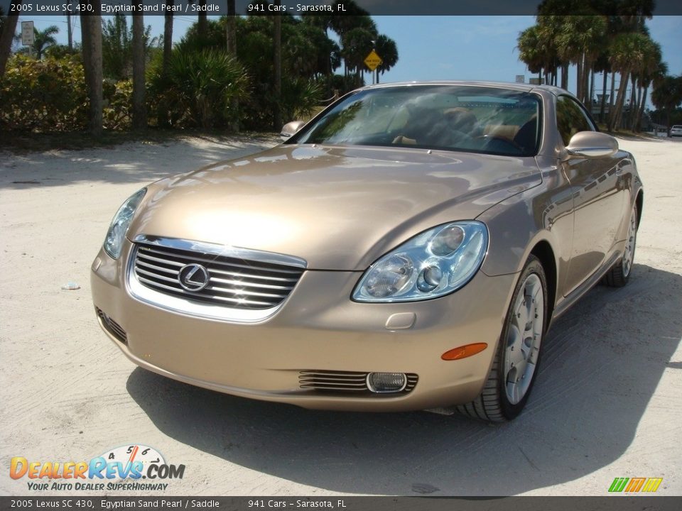 2005 Lexus SC 430 Egyptian Sand Pearl / Saddle Photo #35