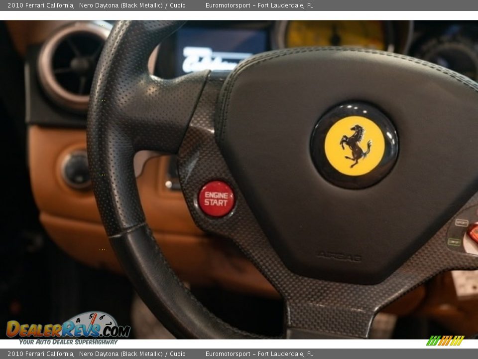 2010 Ferrari California Nero Daytona (Black Metallic) / Cuoio Photo #32