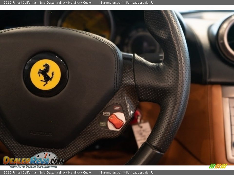 2010 Ferrari California Nero Daytona (Black Metallic) / Cuoio Photo #33