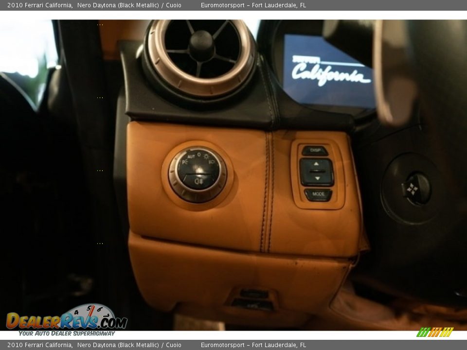 2010 Ferrari California Nero Daytona (Black Metallic) / Cuoio Photo #34