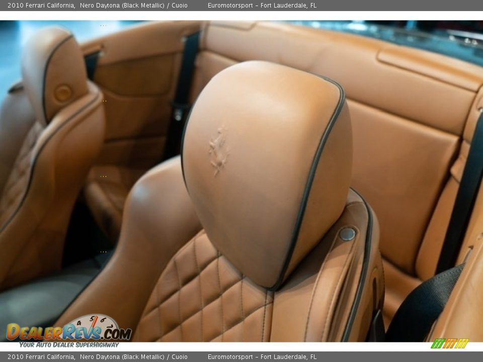 2010 Ferrari California Nero Daytona (Black Metallic) / Cuoio Photo #36