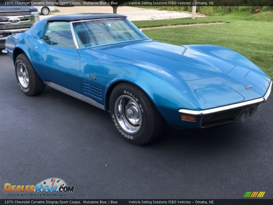 Front 3/4 View of 1970 Chevrolet Corvette Stingray Sport Coupe Photo #1