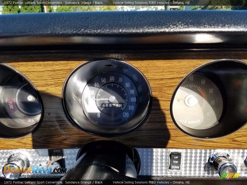 1972 Pontiac LeMans Sport Convertible Gauges Photo #23