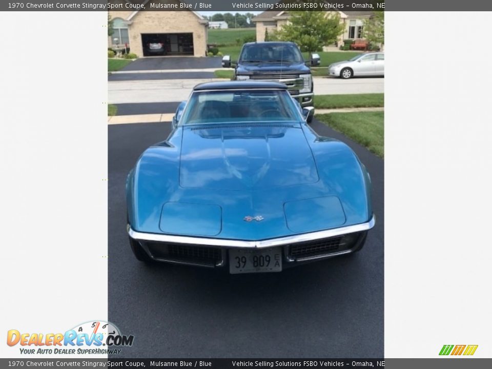 1970 Chevrolet Corvette Stingray Sport Coupe Mulsanne Blue / Blue Photo #5